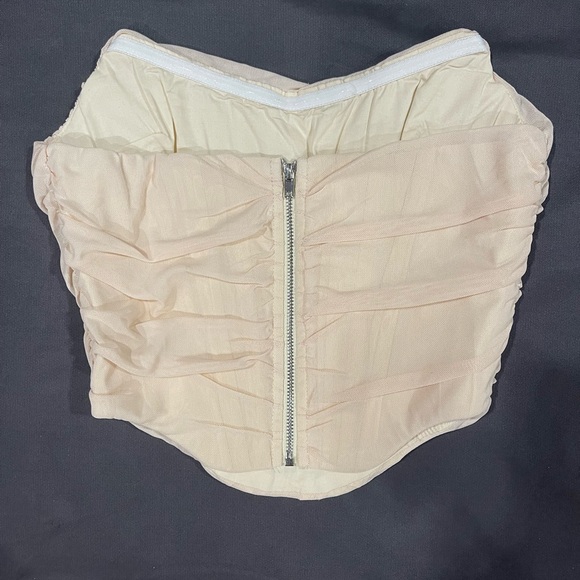 Cream Corset Top - Picture 3 of 4